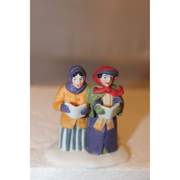 Dept 56 Dickens Village - Violet Vendor, Carolers & Chestnut Vendor - Picture 4 of 9